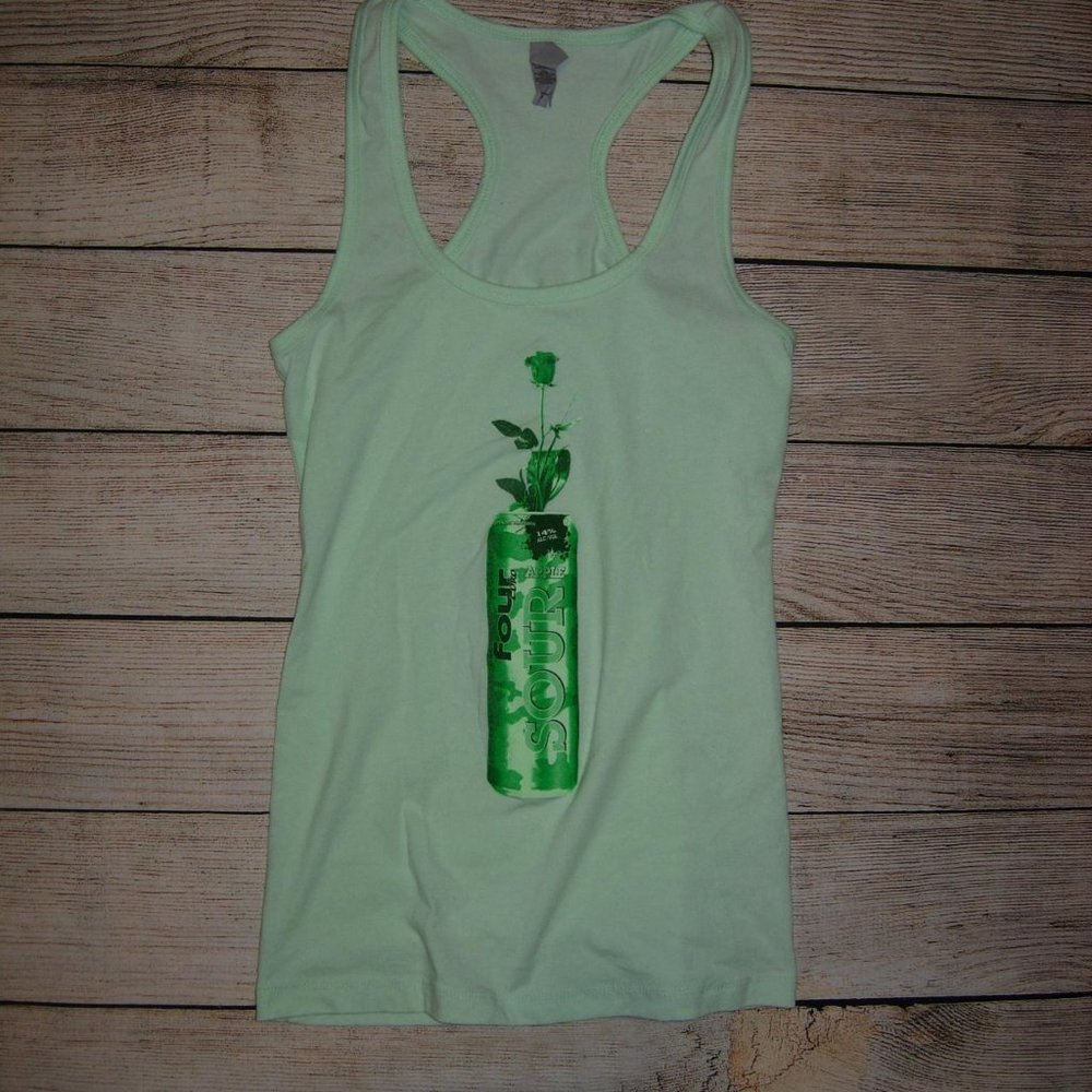 Next Level Sour Apple Green Tank Top S